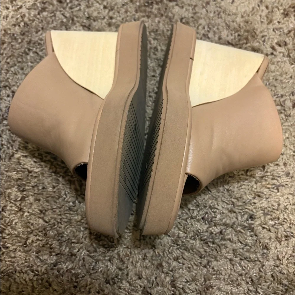 Paloma Barcelo Cream nude Leather Mules size 37 - Picture 6 of 7
